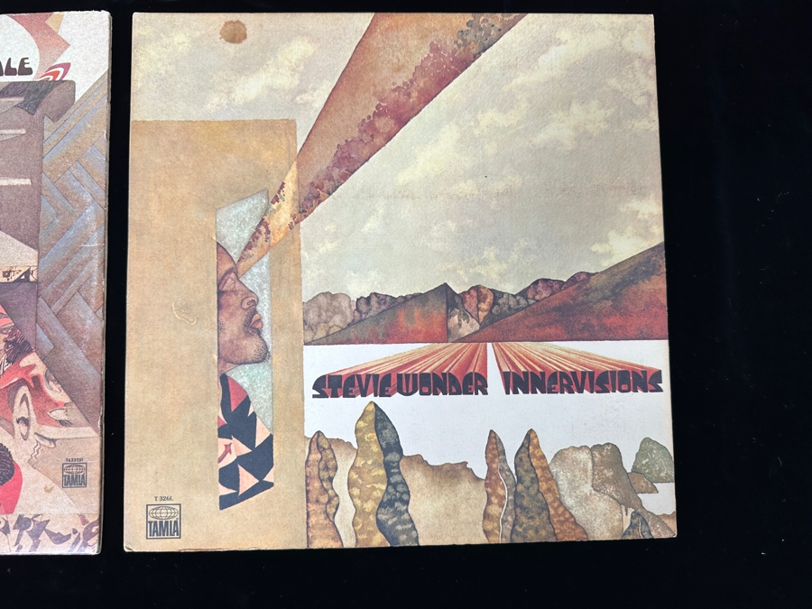 Just Added - Lot of (4) Stevie Wonder Vinyl Record Albums [Photo 2]
