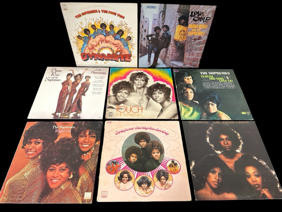 Just Added - Lot of (8) Diana Ross and The Supremes Vinyl Record Albums