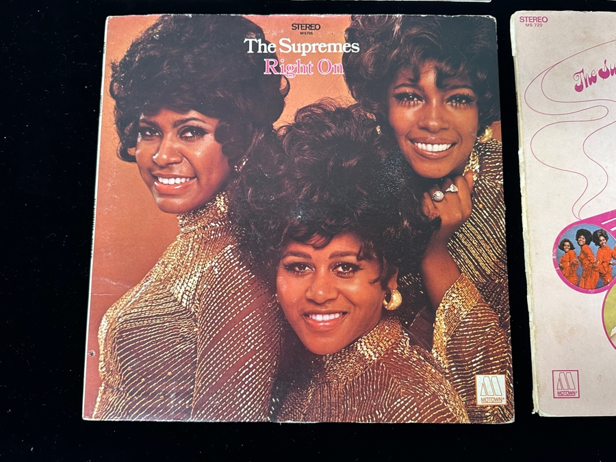 Just Added - Lot of (8) Diana Ross and The Supremes Vinyl Record Albums [Photo 2]
