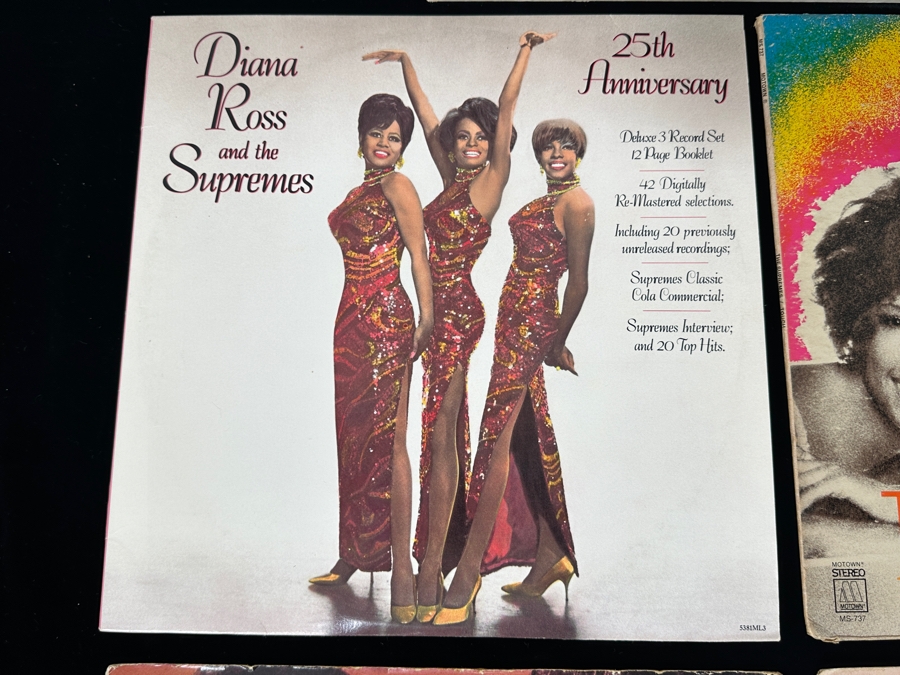Just Added - Lot of (8) Diana Ross and The Supremes Vinyl Record Albums [Photo 7]