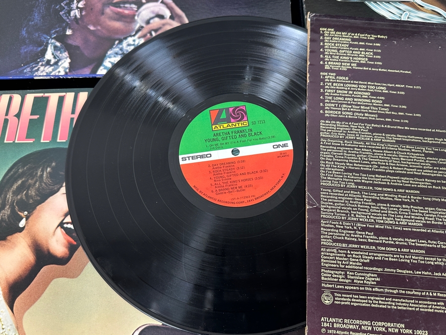 Just Added - Lot of (9) Aretha Franklin Vinyl Record Albums [Photo 12]