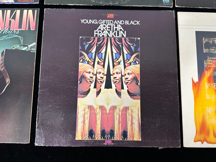 Just Added - Lot of (9) Aretha Franklin Vinyl Record Albums [Photo 2]