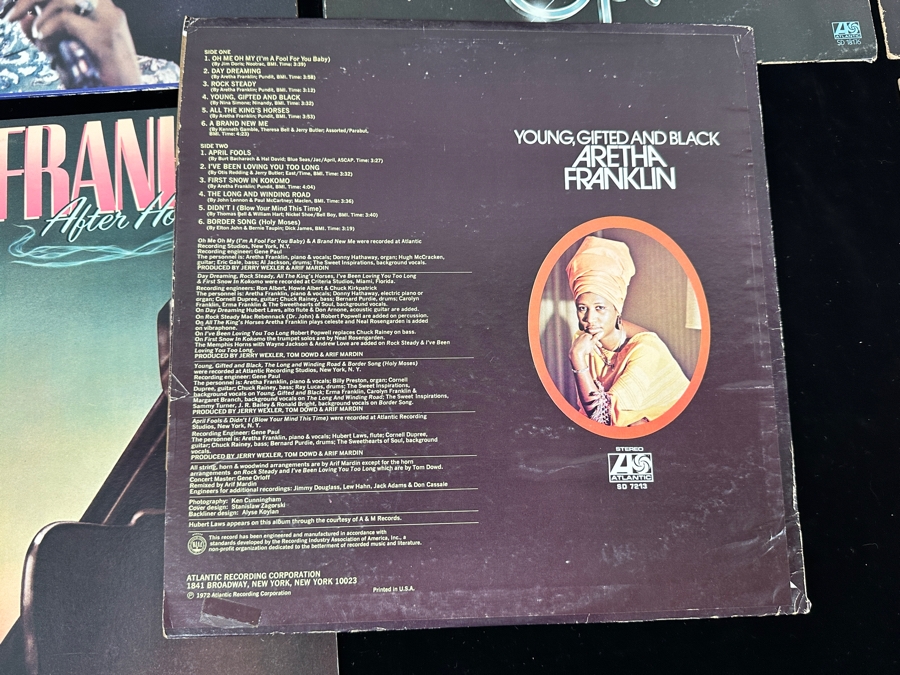 Just Added - Lot of (9) Aretha Franklin Vinyl Record Albums [Photo 11]
