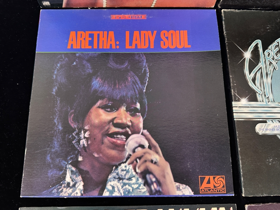 Just Added - Lot of (9) Aretha Franklin Vinyl Record Albums [Photo 7]