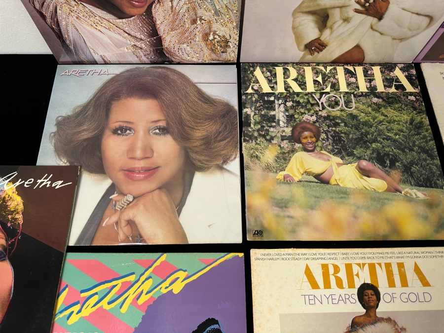 Just Added - Lot of (14) Aretha Franklin Vinyl Record Albums [Photo 10]