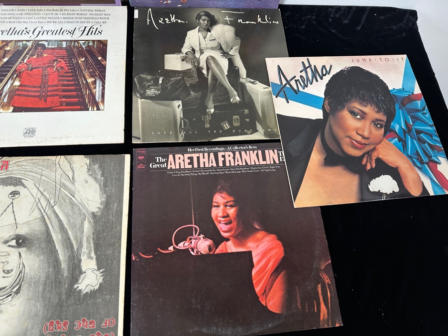 Just Added - Lot of (14) Aretha Franklin Vinyl Record Albums [Photo 6]