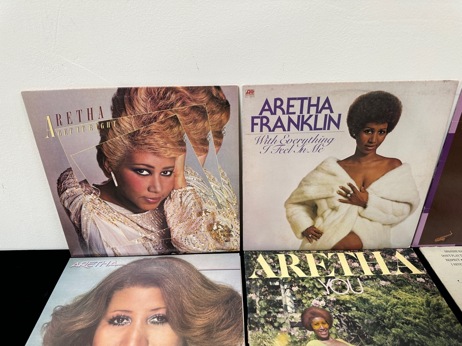 Just Added - Lot of (14) Aretha Franklin Vinyl Record Albums [Photo 11]