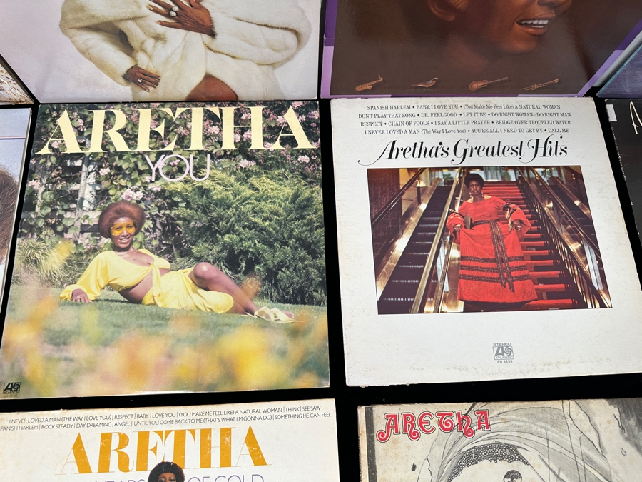 Just Added - Lot of (14) Aretha Franklin Vinyl Record Albums [Photo 7]