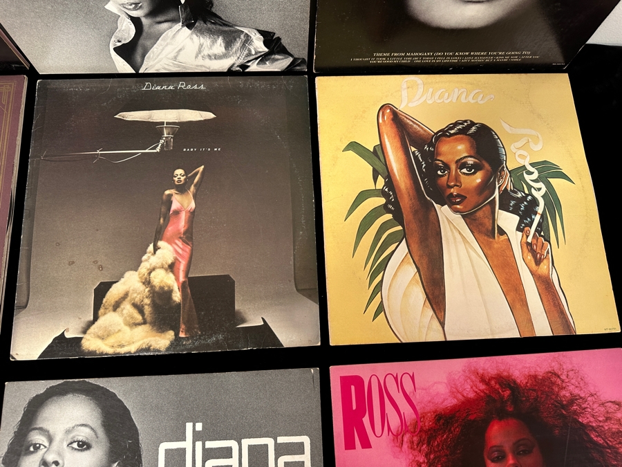 Just Added - Lot of (12) Diana Ross Vinyl Record Albums [Photo 4]