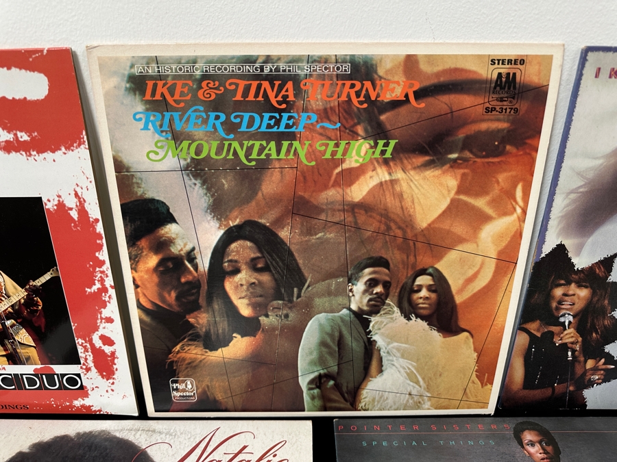 Just Added - Lot of (10) Ike & Tina Turner, Natalie Cole and Pointer Sister Vinyl Record Albums [Photo 8]