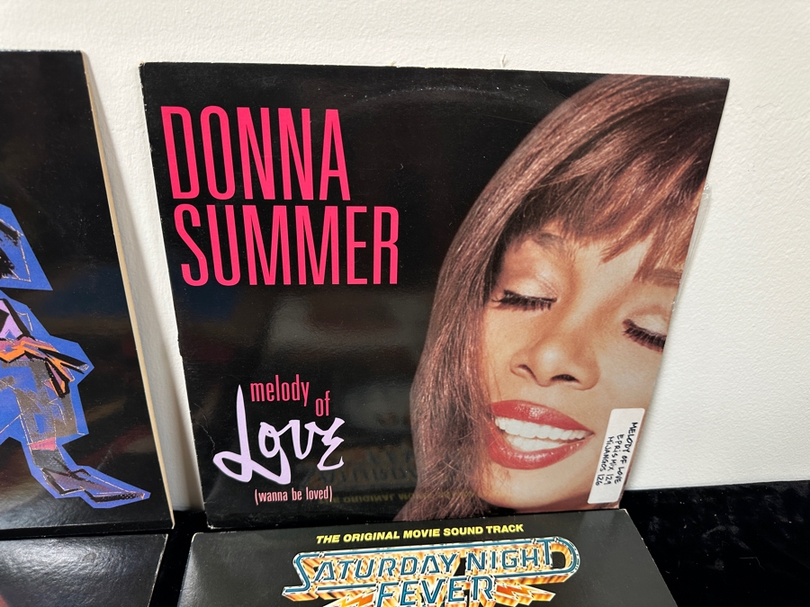 Just Added - Lot of (9) Billy Idol, Eurythmics, Donna Summer, Saturday Night Fever, Otis Redding and George Michael Vinyl Record Albums [Photo 11]