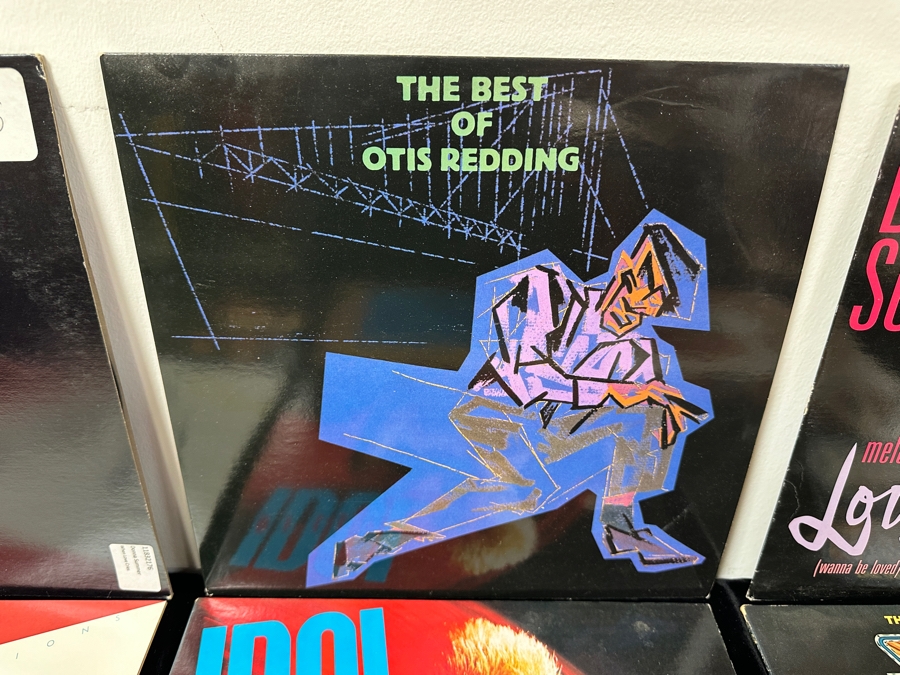 Just Added - Lot of (9) Billy Idol, Eurythmics, Donna Summer, Saturday Night Fever, Otis Redding and George Michael Vinyl Record Albums [Photo 10]