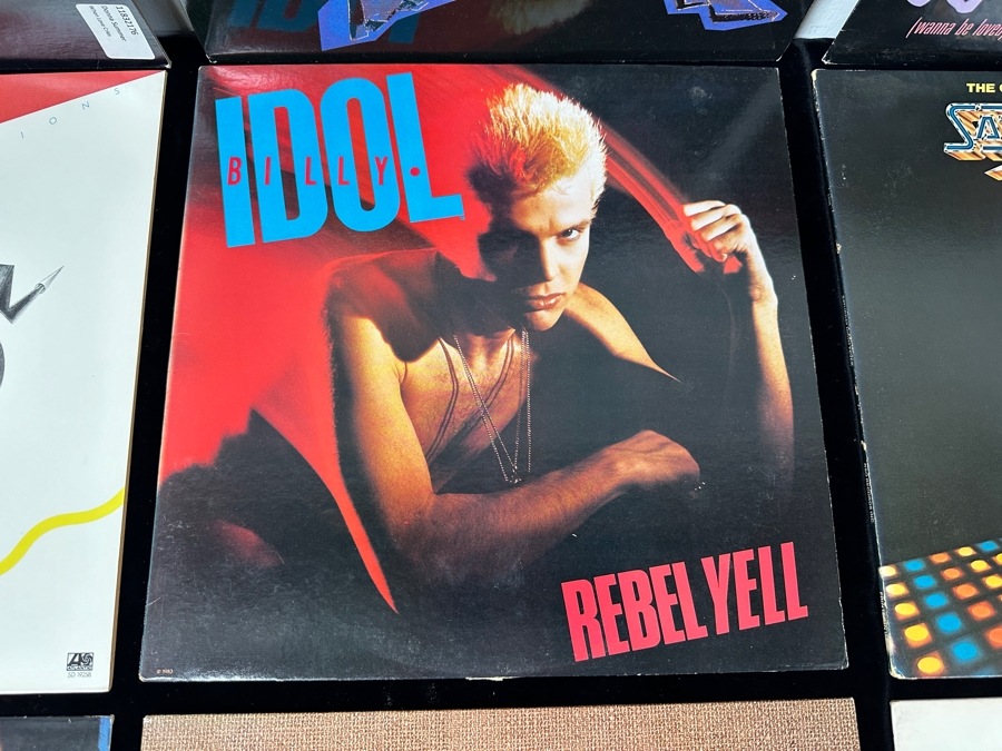Just Added - Lot of (9) Billy Idol, Eurythmics, Donna Summer, Saturday Night Fever, Otis Redding and George Michael Vinyl Record Albums [Photo 6]