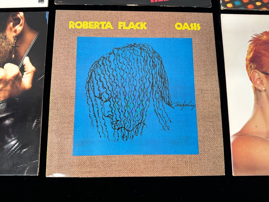 Just Added - Lot of (9) Billy Idol, Eurythmics, Donna Summer, Saturday Night Fever, Otis Redding and George Michael Vinyl Record Albums [Photo 3]