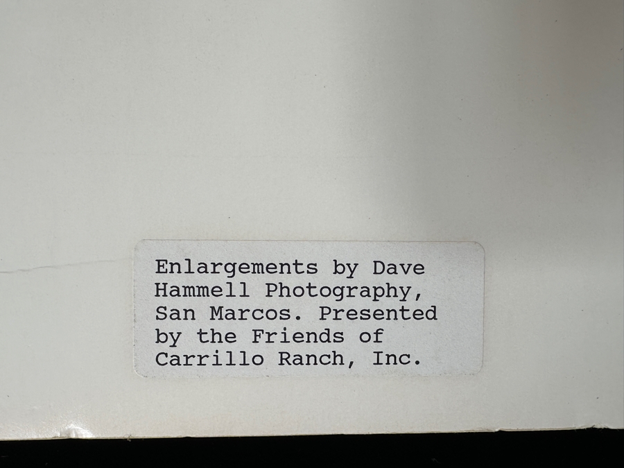 Just Added - Dave Hammel Photograph Mounted On Foam Board Of A Teeth-brushing Lesson with Leo Carrillo (Pancho), Duncan Renaldo (Cisco Kid) and Diablo. 15.5' x 19' [Photo 7]