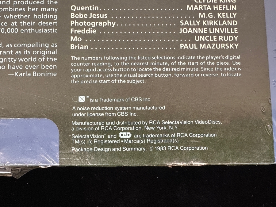 Just Added - RCA SelectaVision VideoDisc Factory Sealed A Star Is Born Movie 2 Discs Capacitance Electronic Disc (CED) [Photo 5]