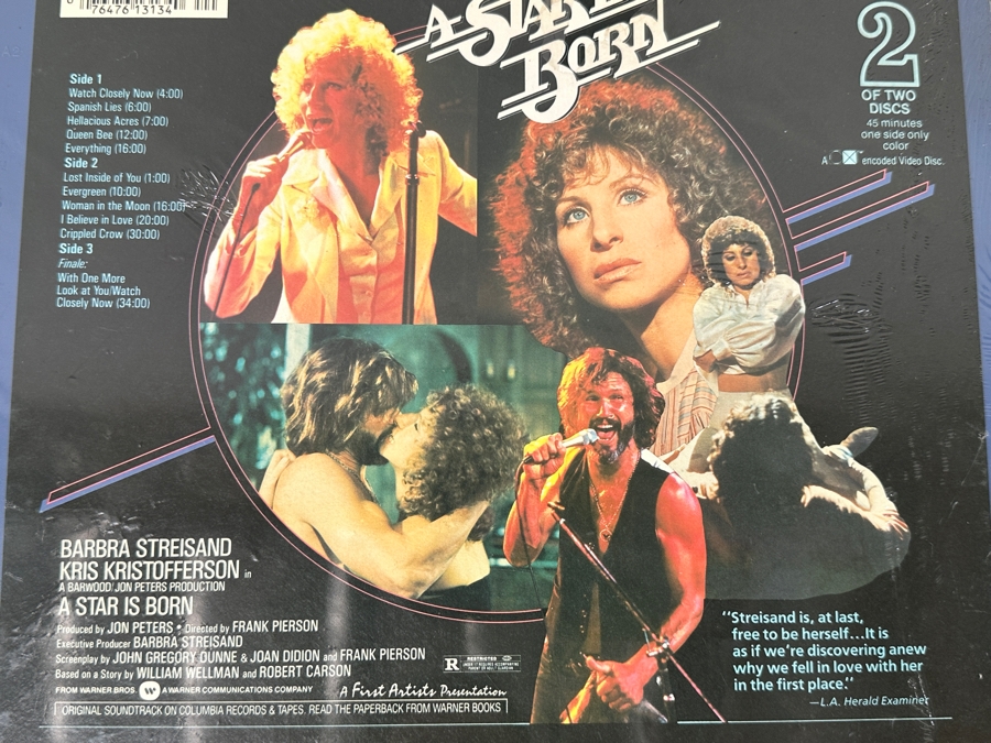 Just Added - RCA SelectaVision VideoDisc Factory Sealed A Star Is Born Movie 2 Discs Capacitance Electronic Disc (CED) [Photo 7]