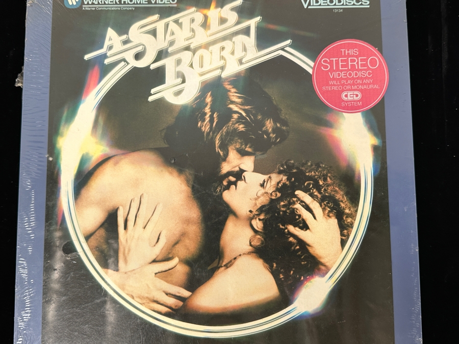 Just Added - RCA SelectaVision VideoDisc Factory Sealed A Star Is Born Movie 2 Discs Capacitance Electronic Disc (CED) [Photo 2]