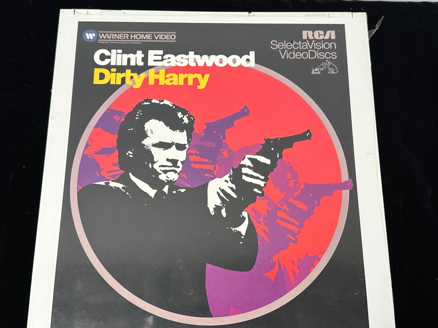 Just Added - RCA SelectaVision VideoDisc Factory Sealed Clint Eastwood In Dirty Harry Movie Capacitance Electronic Disc (CED) [Photo 2]