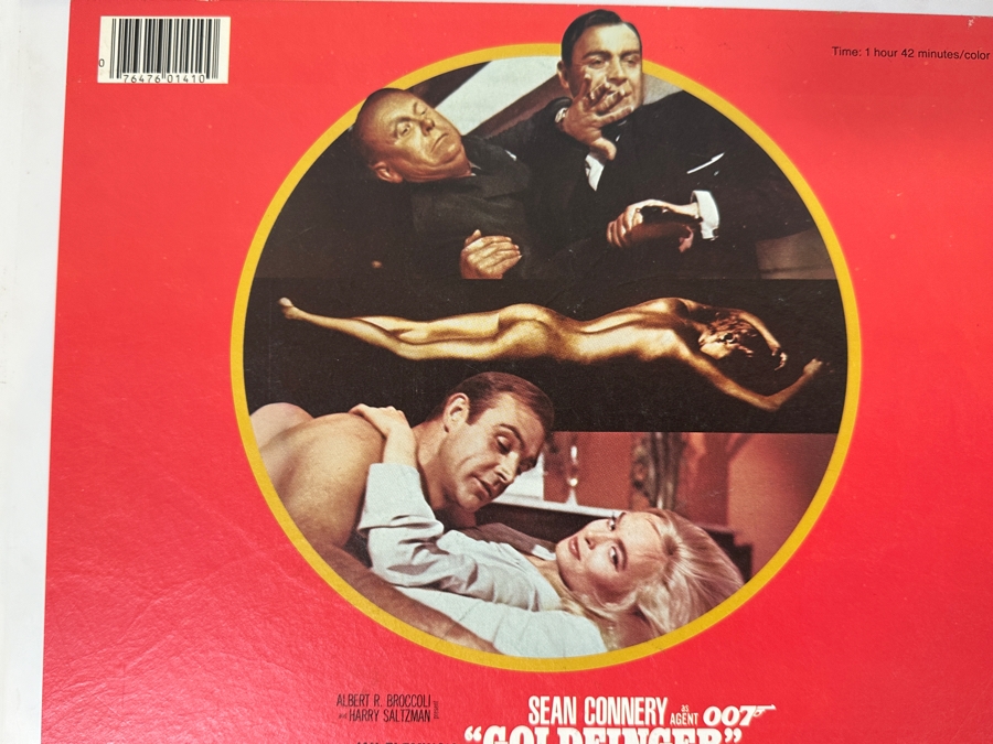 Just Added - RCA SelectaVision VideoDisc Sean Connery As Agent 007 In Ian Fleming's Goldfinger Movie Capacitance Electronic Disc (CED) [Photo 4]