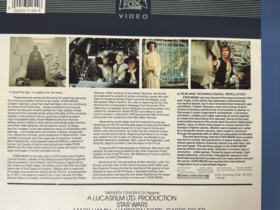 Just Added - RCA SelectaVision VideoDisc STAR WARS Movie Capacitance Electronic Disc (CED) [Photo 7]