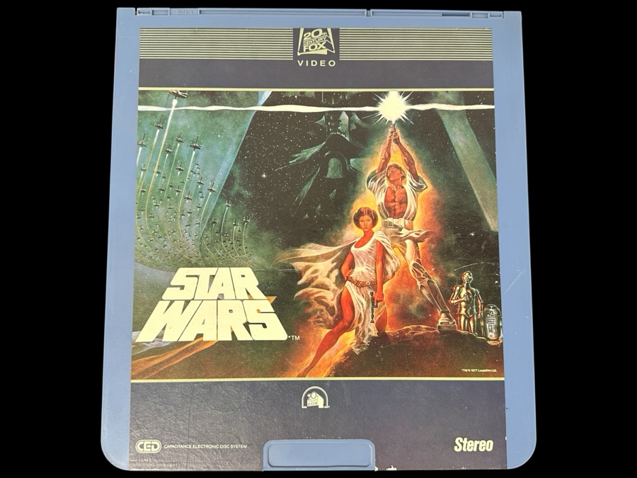 Just Added - RCA SelectaVision VideoDisc STAR WARS Movie Capacitance Electronic Disc (CED) [Photo 1]