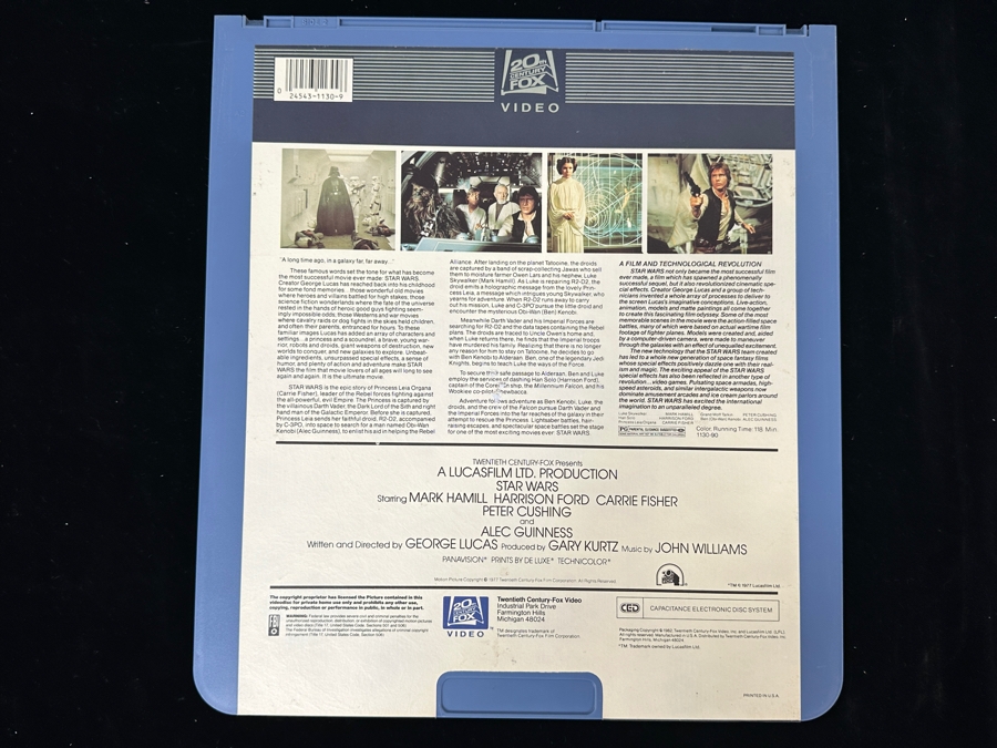 Just Added - RCA SelectaVision VideoDisc STAR WARS Movie Capacitance Electronic Disc (CED) [Photo 6]