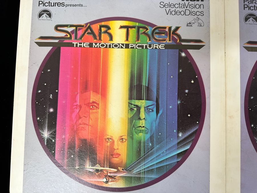 Just Added - RCA SelectaVision VideoDisc STAR TREK The Motion Picture Movie 2 Discs Capacitance Electronic Disc (CED) [Photo 2]