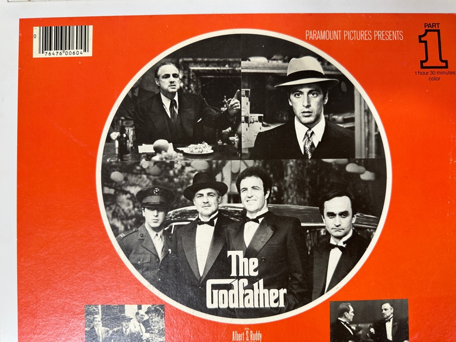 Just Added - RCA SelectaVision VideoDisc The Godfather Movie 2 Discs Capacitance Electronic Disc (CED) [Photo 6]
