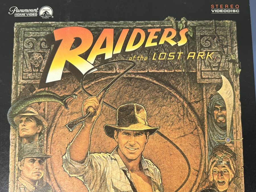 Just Added - RCA SelectaVision VideoDisc Raiders Of The Lost Ark Movie Capacitance Electronic Disc (CED) [Photo 2]