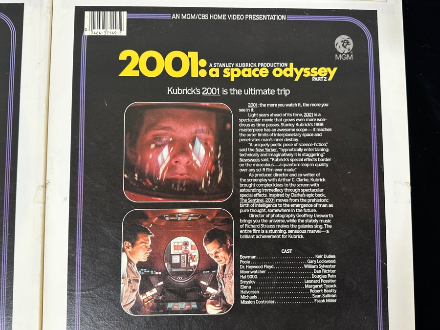 Just Added - RCA SelectaVision VideoDisc Stanley Kubrick's 2001: A Space Odyssey Movie 2 Discs Capacitance Electronic Disc (CED) [Photo 10]