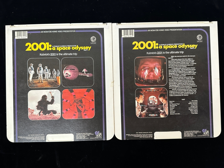 Just Added - RCA SelectaVision VideoDisc Stanley Kubrick's 2001: A Space Odyssey Movie 2 Discs Capacitance Electronic Disc (CED) [Photo 6]