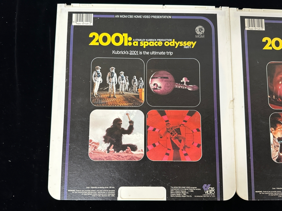 Just Added - RCA SelectaVision VideoDisc Stanley Kubrick's 2001: A Space Odyssey Movie 2 Discs Capacitance Electronic Disc (CED) [Photo 7]