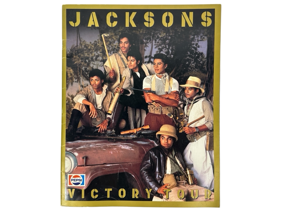 Vintage 1984 Jacksons Victory Tour Pepsi Program [Photo 1]
