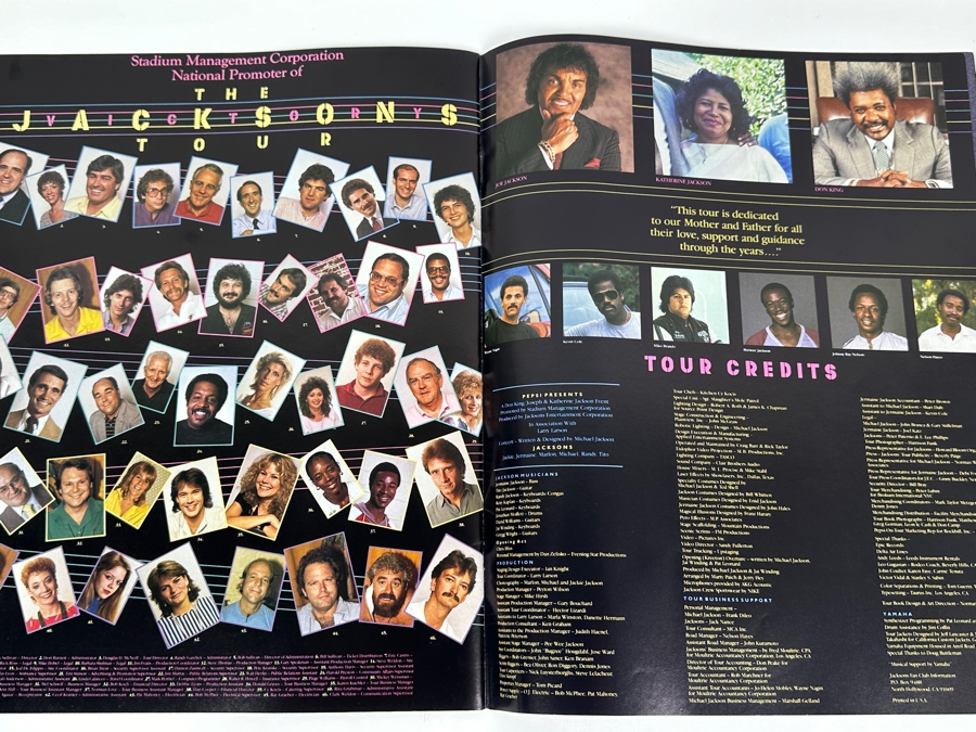 Vintage 1984 Jacksons Victory Tour Pepsi Program [Photo 14]