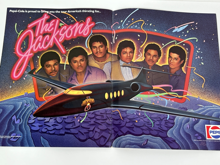 Vintage 1984 Jacksons Victory Tour Pepsi Program [Photo 15]