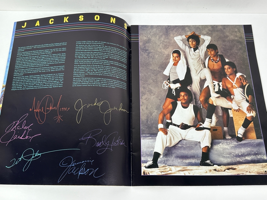 Vintage 1984 Jacksons Victory Tour Pepsi Program [Photo 7]