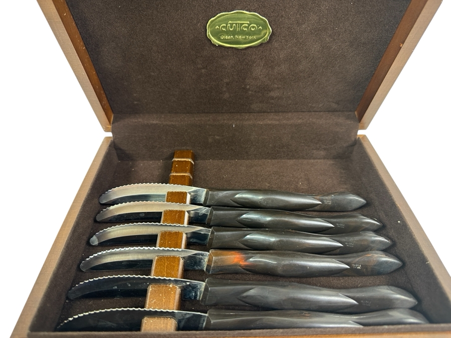 (6) Cutco Steak Knives With Box [Photo 1]