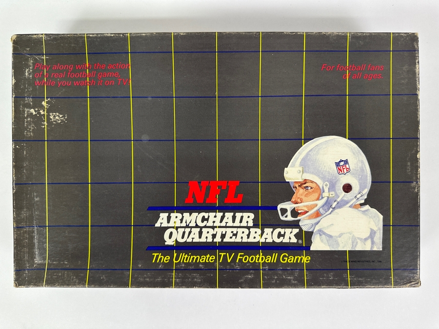 Vintage 1986 NFL Armchair Quarterback TV Football Game By Trade Wind Industries [Photo 2]