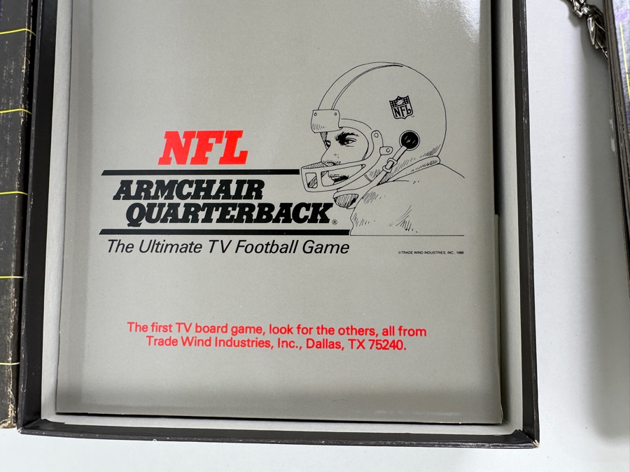 Vintage 1986 NFL Armchair Quarterback TV Football Game By Trade Wind Industries [Photo 5]
