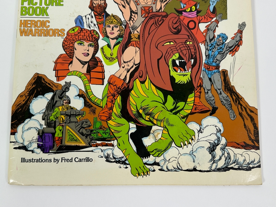 Vintage 1984 Masters Of The Universe Giant Picture Book Golden [Photo 4]