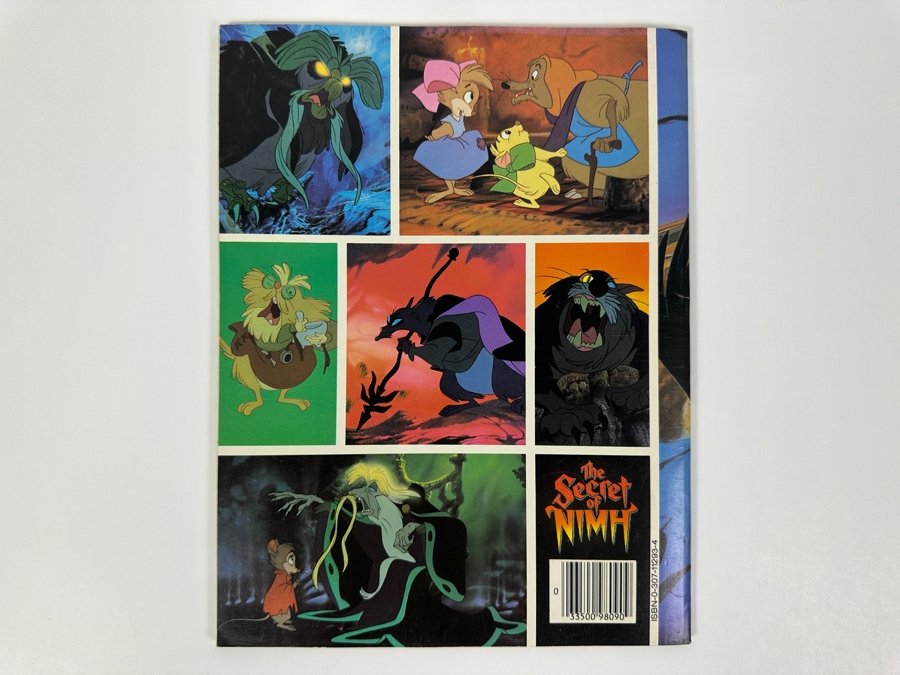 Vintage 1982 The Secret Of Nimh Color Picture Story Book Golden [Photo 2]