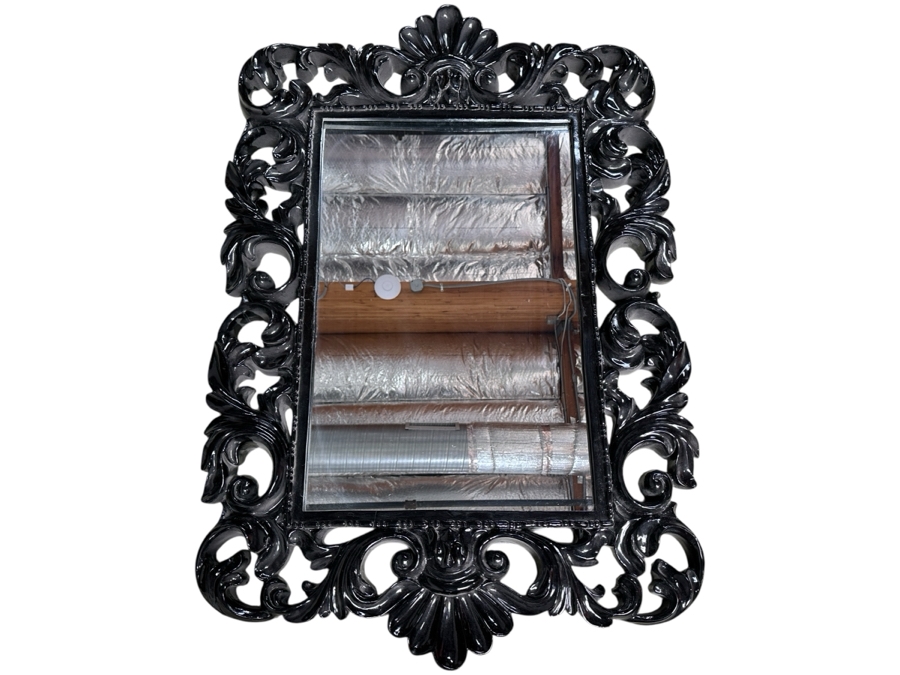 Black Wall Mirror 33.5 X 50
