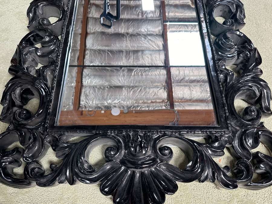 Black Wall Mirror 33.5 X 50 [Photo 3]