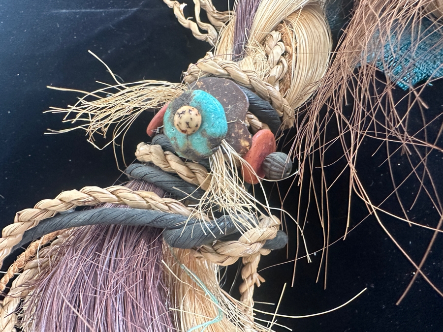 Handmade Rope Doll With Turquoise 30L [Photo 4]