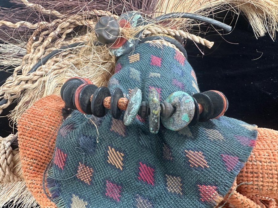 Handmade Rope Doll With Turquoise 30L [Photo 6]