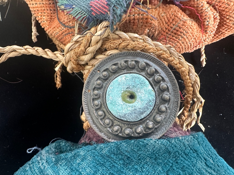 Handmade Rope Doll With Turquoise 30L [Photo 3]