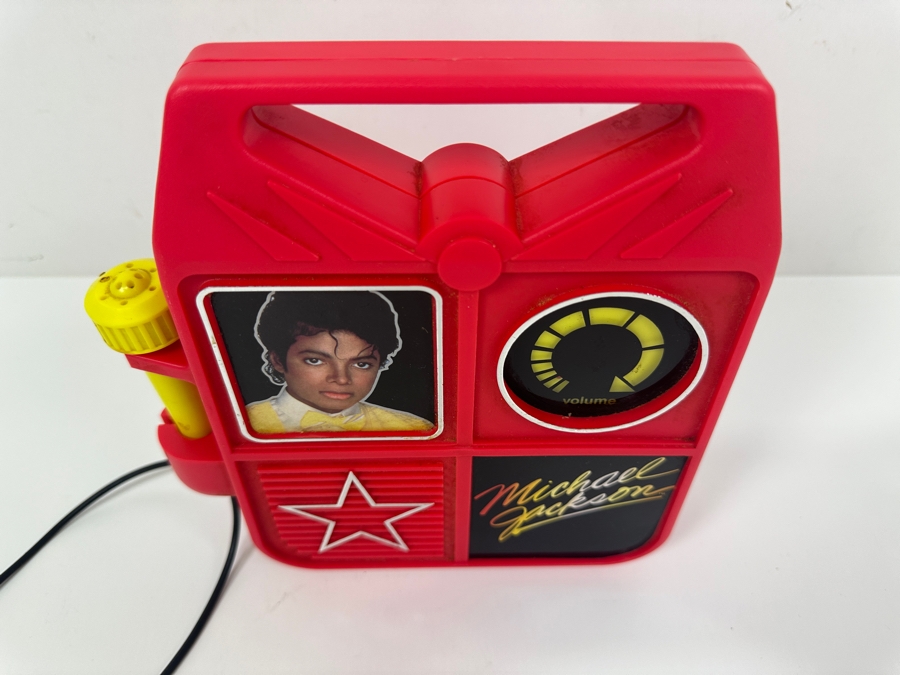 Vintage 1984 Michael Jackson Sing-A-Long Sound Machine Working By LJN Toys 7.5W X 8H [Photo 2]