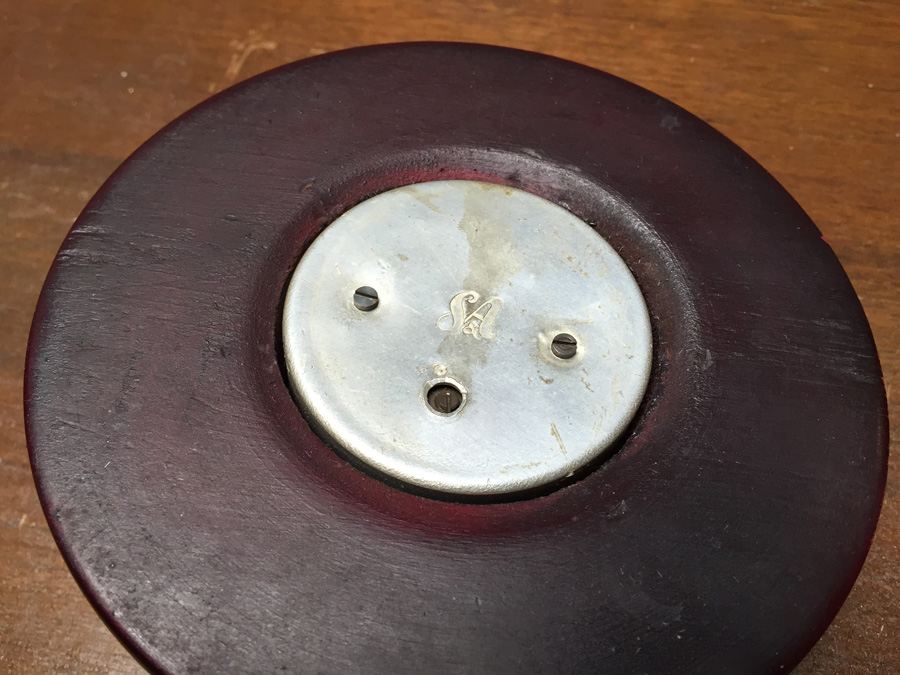 Vintage Germany Weather Barometer on Wooden Base by S & A [Photo 11]