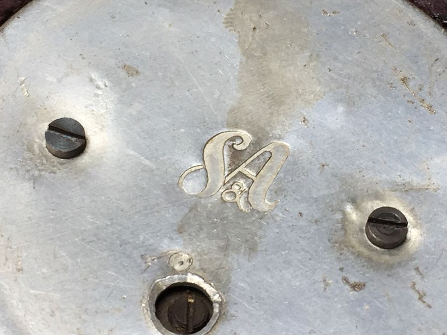 Vintage Germany Weather Barometer on Wooden Base by S & A [Photo 10]